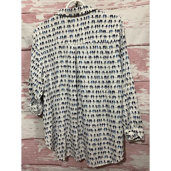 Jane  & Delancey Parrot Blouse Size 1X - Picture 4 of 8